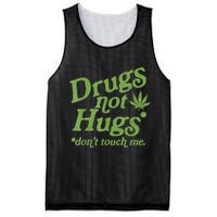 Drug Not Hugs Don't Touch Me Weed Canabis 420 TShirt Mesh Reversible Basketball Jersey Tank