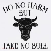 Do No Harm But Take No Bull Tall T-Shirt