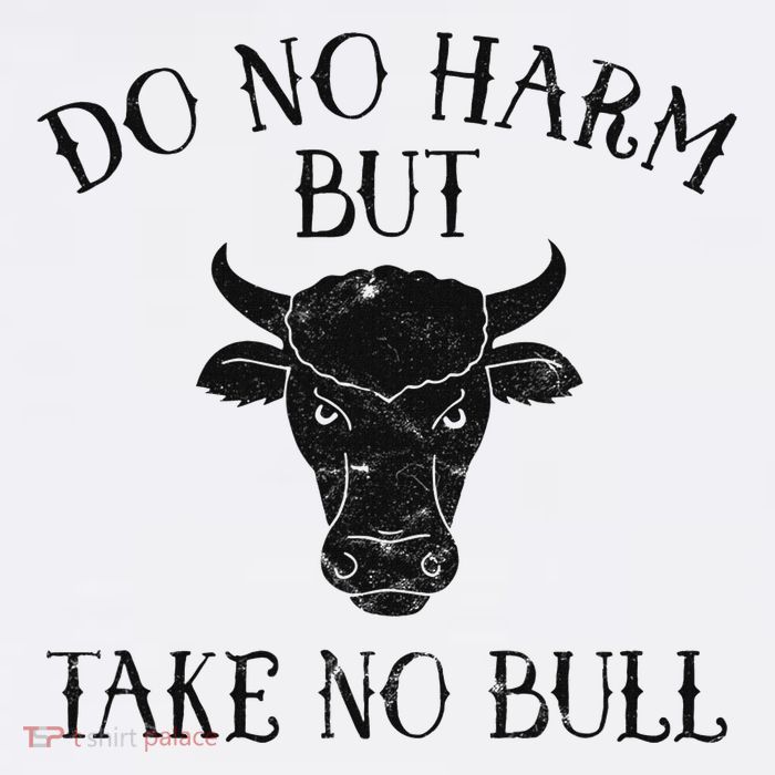 Do No Harm But Take No Bull 11oz C Handle Ceramic Mug