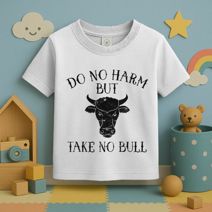 Do No Harm But Take No Bull Toddler T-Shirt