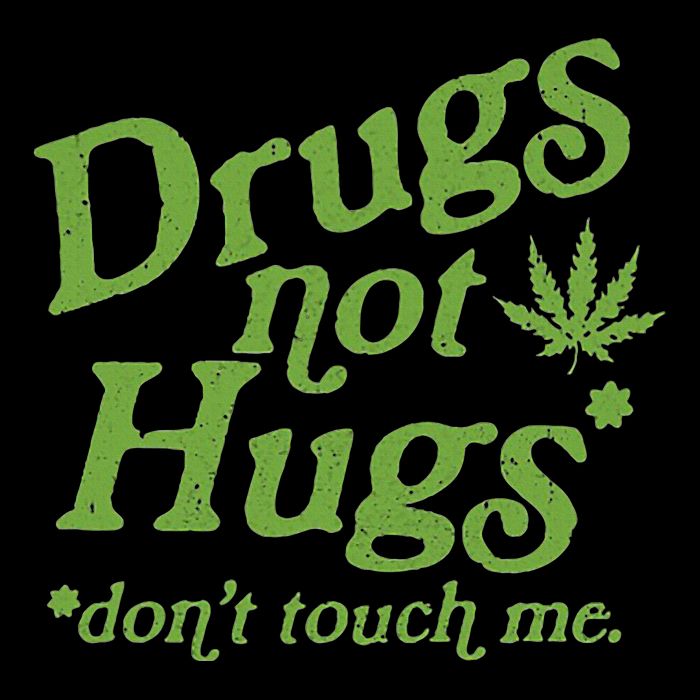 Drug Not Hugs DonT Touch Me Weed Canabis 420 Mesh Reversible Basketball Jersey Tank