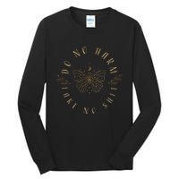 Do No Harm Take No Shit Witchy Moon Moth Tall Long Sleeve T-Shirt