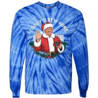 DaddyS New Home Santa Trump White House 2024 New President Tie-Dye Long Sleeve Shirt