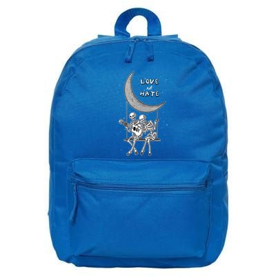 Do Not Hate But Love Cute Gift Creative Love Design Cool Gift 16 in Basic Backpack