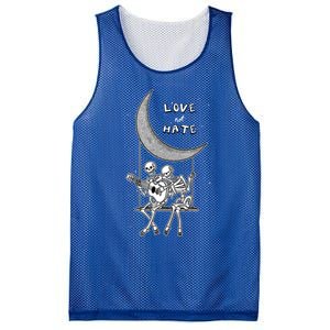 Do Not Hate But Love Cute Gift Creative Love Design Cool Gift Mesh Reversible Basketball Jersey Tank