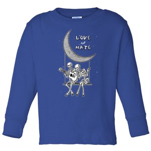 Do Not Hate But Love Cute Gift Creative Love Design Cool Gift Toddler Long Sleeve Shirt