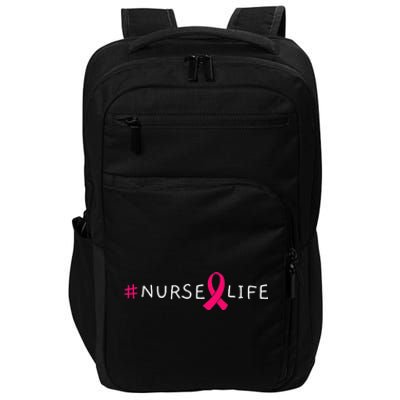 Doctor Nurse Heart Love Pink Ribbon Cute Breast Cancer Impact Tech Backpack