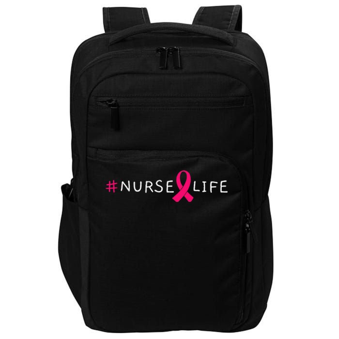 Doctor Nurse Heart Love Pink Ribbon Cute Breast Cancer Impact Tech Backpack