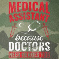Doctors Need Heroes Too Medical Assistant Legacy Tie Dye Trucker Hat