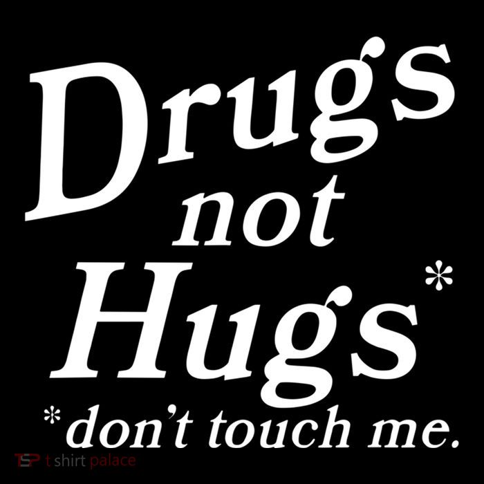 Drugs Not Hugs Dont Touch Me Wool Snapback Cap