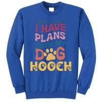 Dog Name Hooch Personalised Gift Busy With My Dog Hooch Gift Sweatshirt