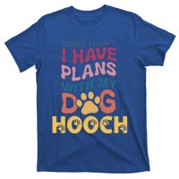 Dog Name Hooch Personalised Gift Busy With My Dog Hooch Gift T-Shirt