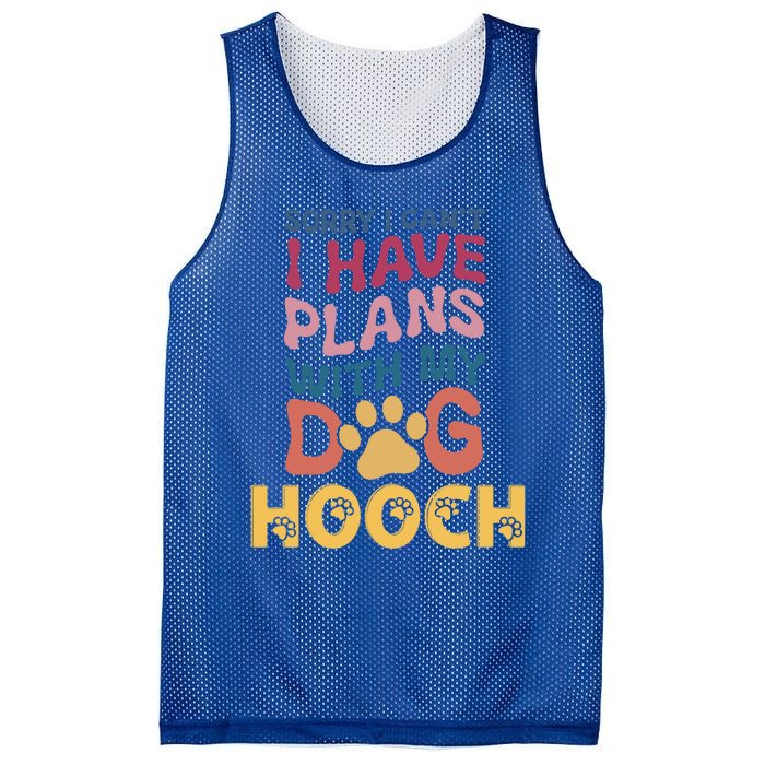 Dog Name Hooch Personalised Gift Busy With My Dog Hooch Gift Mesh Reversible Basketball Jersey Tank