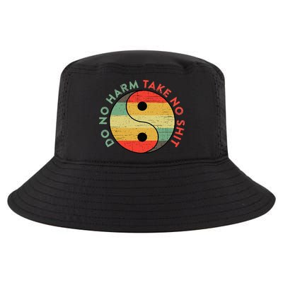 Do No Harm Take No Shit Funny Yin Yang Badass Yoga Teacher Cool Comfort Performance Bucket Hat