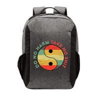 Do No Harm Take No Shit Funny Yin Yang Badass Yoga Teacher Vector Backpack