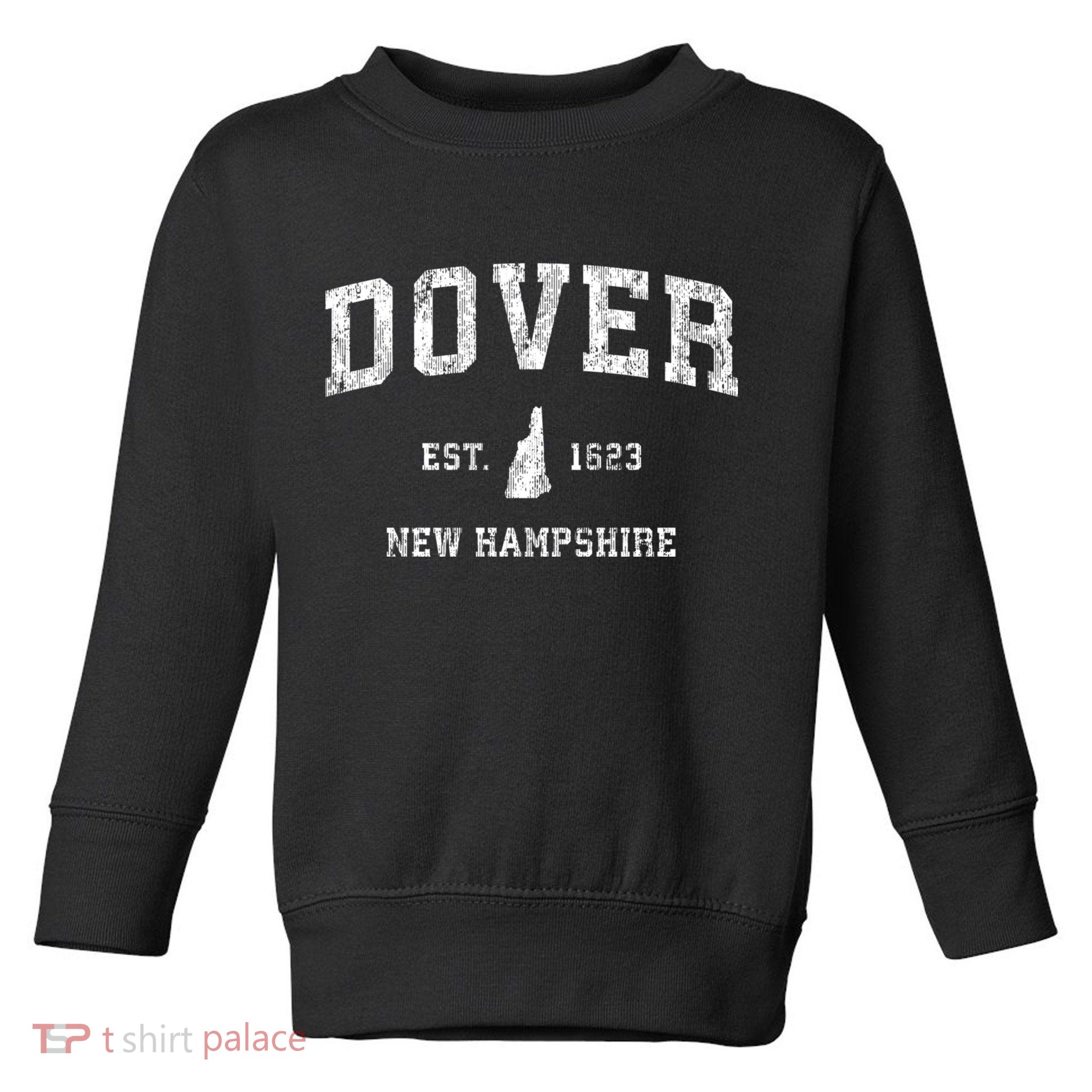 Dover New Hampshire Nh Vintage Athletic Sports Toddler Sweatshirt