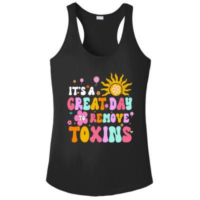 Dialysis Nurse ItS Great Day To Remove Toxins Nurse For Mom Funny Gift Ladies PosiCharge Competitor Racerback Tank