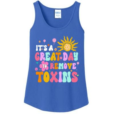 Dialysis Nurse ItS Great Day To Remove Toxins Nurse For Mom Funny Gift Ladies Essential Tank