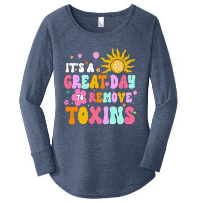 Dialysis Nurse ItS Great Day To Remove Toxins Nurse For Mom Funny Gift Women's Perfect Tri Tunic Long Sleeve Shirt