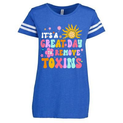 Dialysis Nurse ItS Great Day To Remove Toxins Nurse For Mom Funny Gift Enza Ladies Jersey Football T-Shirt