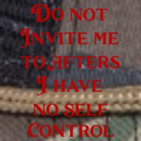 Do Not Invite Me To Afters I Have No Self Control Retro Rope Trucker Hat Cap