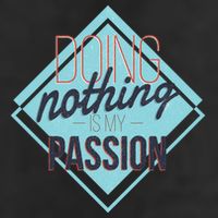 Doing Nothing Is My Passion Funny 25L Jumbo Tote
