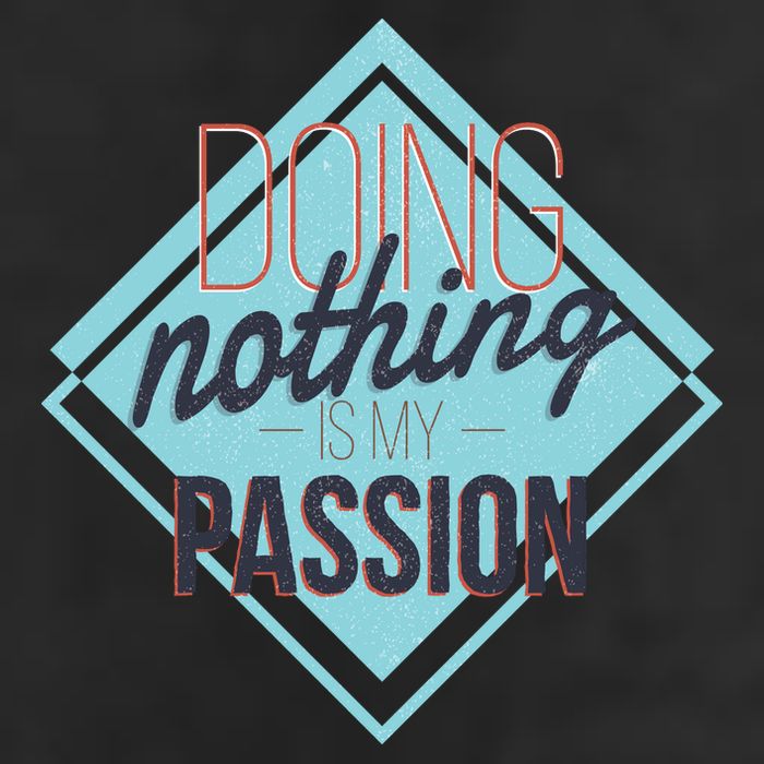 Doing Nothing Is My Passion Funny 25L Jumbo Tote