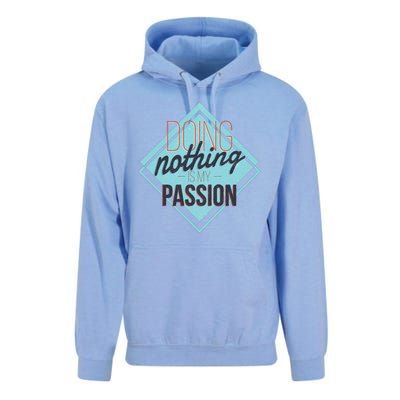 Doing Nothing Is My Passion Funny Unisex Surf Hoodie