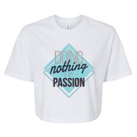 Doing Nothing Is My Passion Funny Bella+Canvas Jersey Crop Tee