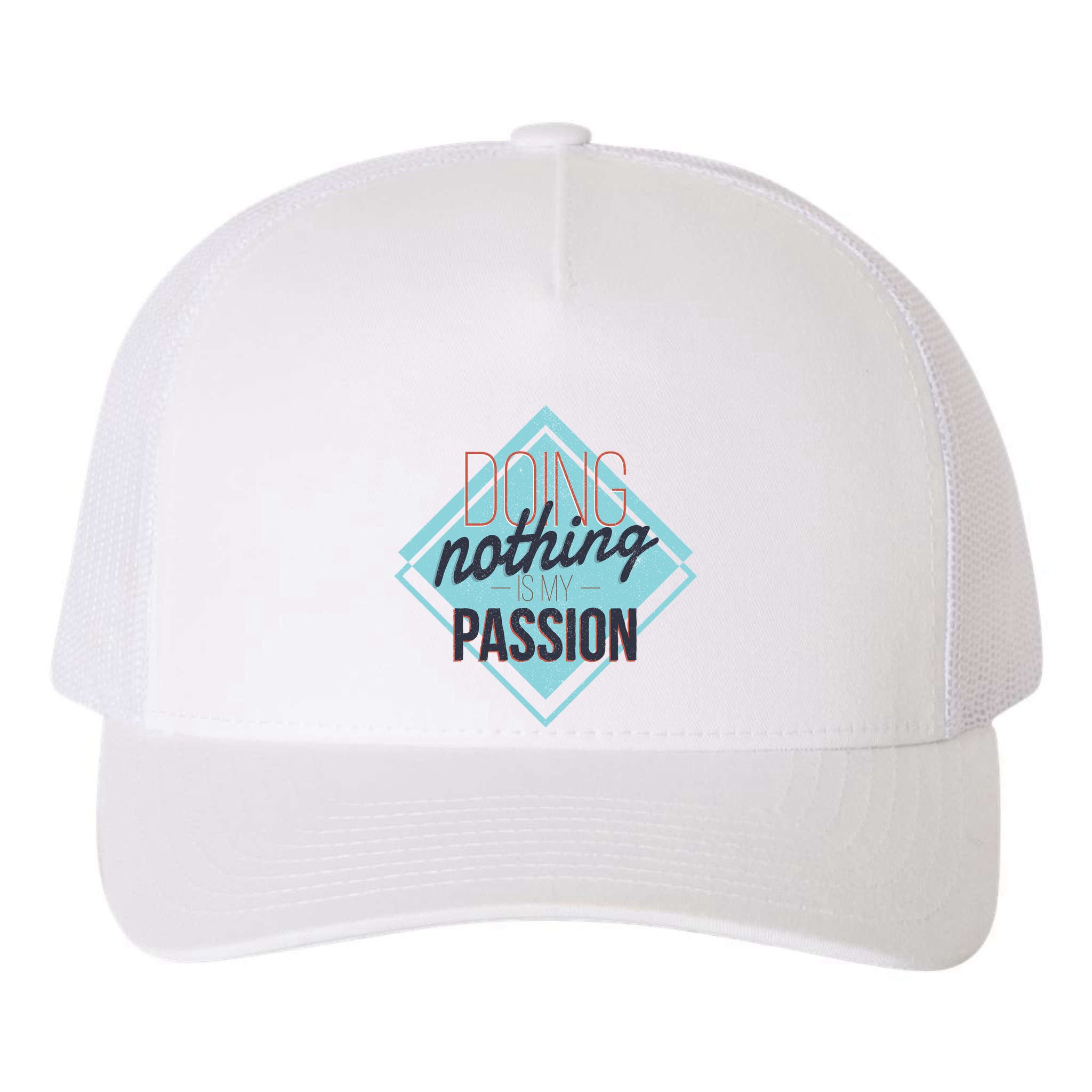 Doing Nothing Is My Passion Funny Yupoong Adult 5-Panel Trucker Hat
