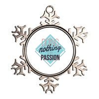 Doing Nothing Is My Passion Funny Metallic Star Ornament