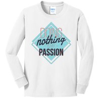 Doing Nothing Is My Passion Funny Kids Long Sleeve Shirt