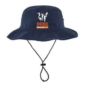 Dude Nailed It Basketball Lovers Play Ball Gift Idea Legacy Cool Fit Booney Bucket Hat