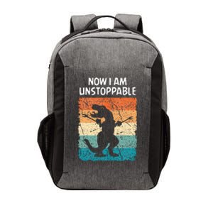 Dinosaur Now I Am Unstoppable Funny Trex Vector Backpack