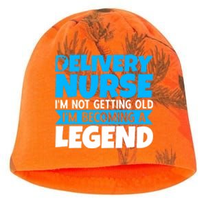 Delivery Nurse Im Not Getting Old Im Becoming A Legend Gift Kati - Camo Knit Beanie