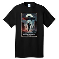 Drones New Jersey Ufo Uap Alien Invasion Tall T-Shirt