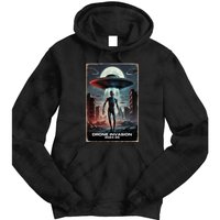 Drones New Jersey Ufo Uap Alien Invasion Tie Dye Hoodie