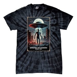 Drones New Jersey Ufo Uap Alien Invasion Tie-Dye T-Shirt