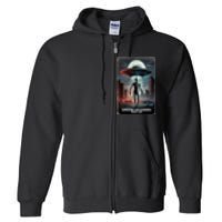 Drones New Jersey Ufo Uap Alien Invasion Full Zip Hoodie