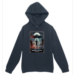 Drones New Jersey Ufo Uap Alien Invasion Urban Pullover Hoodie