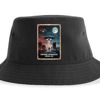 Drones New Jersey Ufo Uap Alien Invasion Project Bluebeam Sustainable Bucket Hat