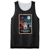 Drones New Jersey Ufo Uap Alien Invasion Project Bluebeam Mesh Reversible Basketball Jersey Tank