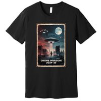 Drones New Jersey Ufo Uap Alien Invasion Project Bluebeam Premium T-Shirt