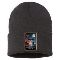 Drones New Jersey Ufo Uap Alien Invasion Project Bluebeam Sustainable Knit Beanie