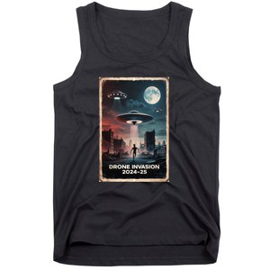 Drones New Jersey Ufo Uap Alien Invasion Project Bluebeam Tank Top