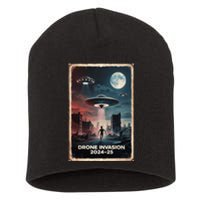 Drones New Jersey Ufo Uap Alien Invasion Project Bluebeam Short Acrylic Beanie