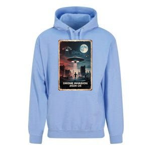 Drones New Jersey Ufo Uap Alien Invasion Project Bluebeam Unisex Surf Hoodie