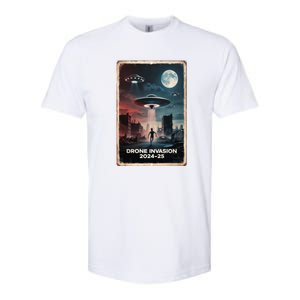 Drones New Jersey Ufo Uap Alien Invasion Project Bluebeam Softstyle CVC T-Shirt