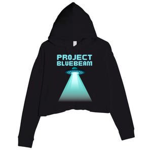 Drones New Jersey Ufo Uap Alien Invasion Crop Fleece Hoodie