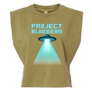 Drones New Jersey Ufo Uap Alien Invasion Garment-Dyed Women's Muscle Tee